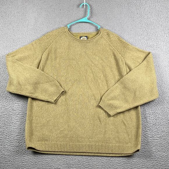 VTG Tommy Bahama Stockinette Knit Raglan Sweater Men's XL Cotton Wool Blend - Picture 2 of 7